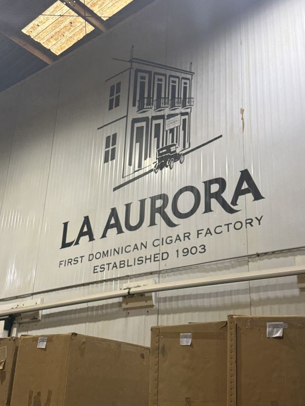 The La Aurora cigar factory in Santiago